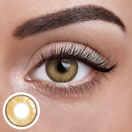 FreshTone® Dubai brown cosmetic contact lens