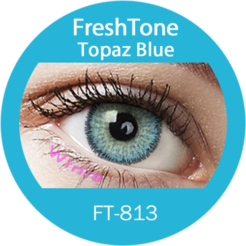 Lentes cosméticos FreshTone® Topaz Blue