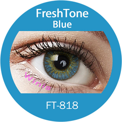 Lentille cosmétique FreshTone® tone blue