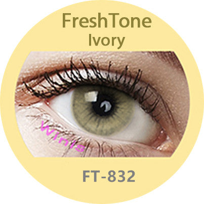 Lentes de contacto de color FreshTone® Super Natural - Color marfil 