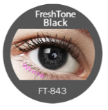 FreshTone® Super naturals Black cosmetic lenses