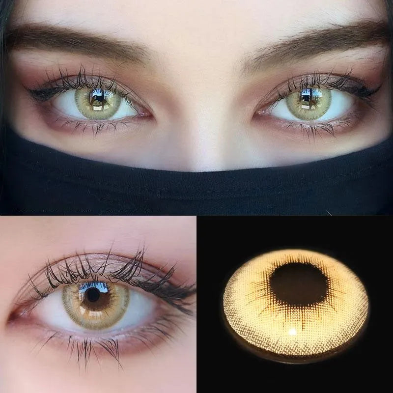 FreshTone® summer doll hazel color contacts