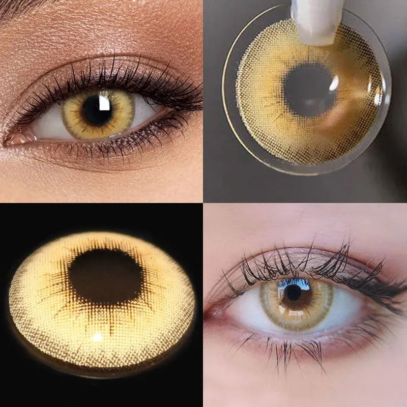 FreshTone® summer doll hazel color contacts