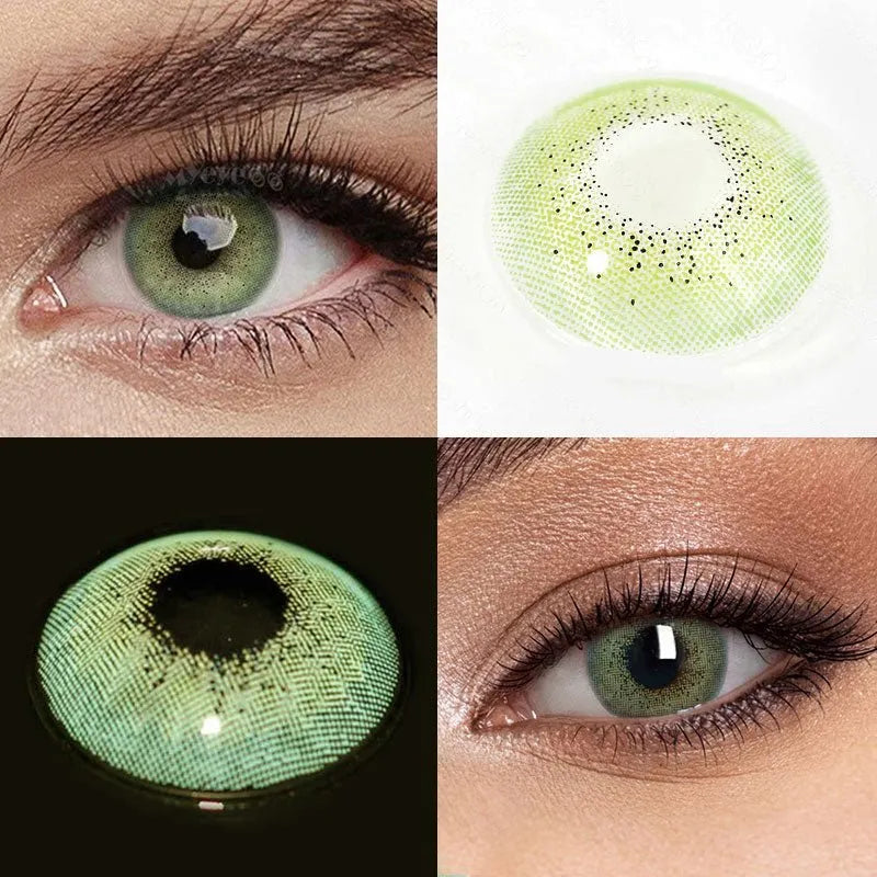 FreshTone® Eye Contacts Cosmetic Lenses - Ocean Green