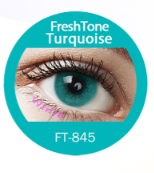 FreshTone® Turquoise cosmetic lenses